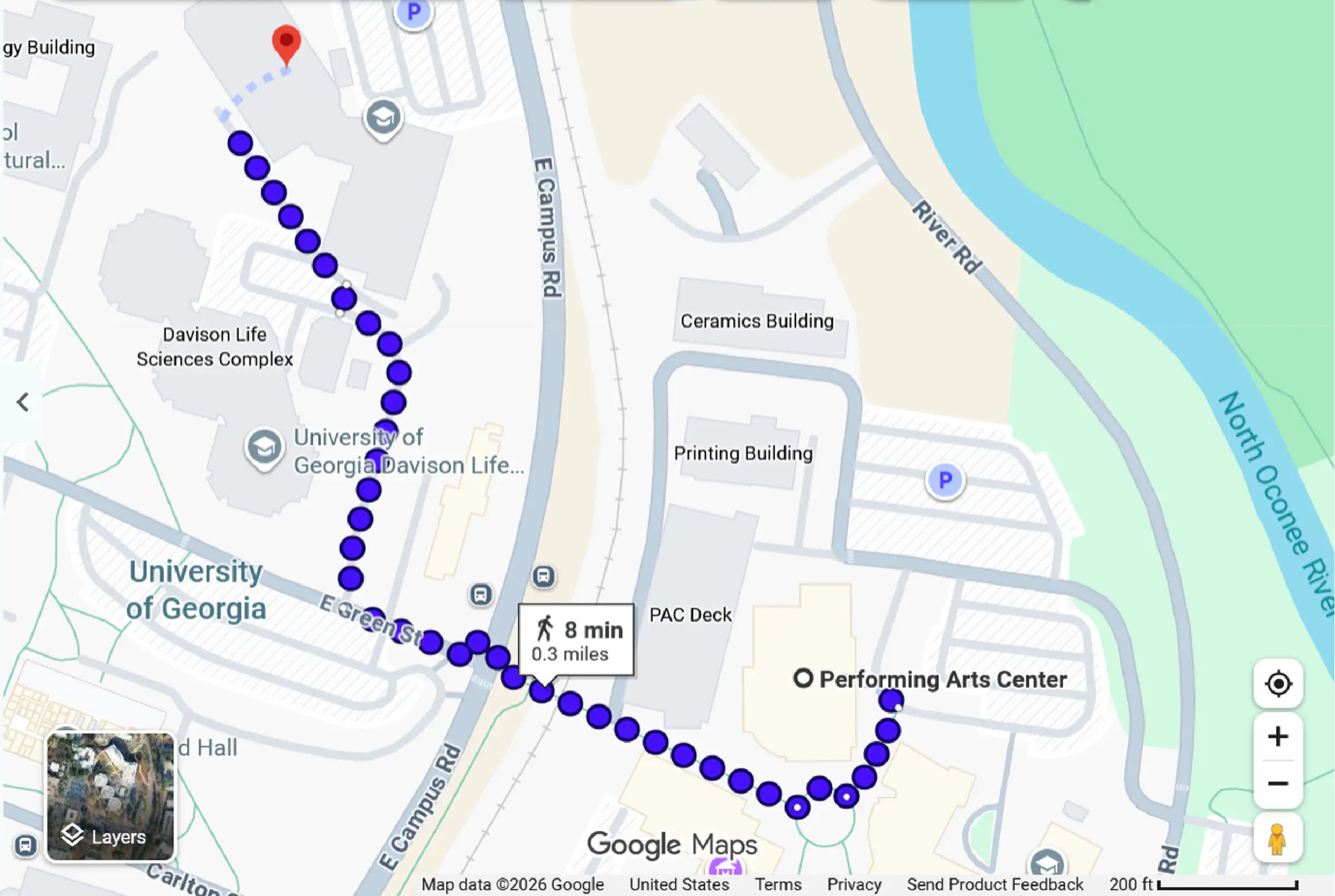 A map for walking.