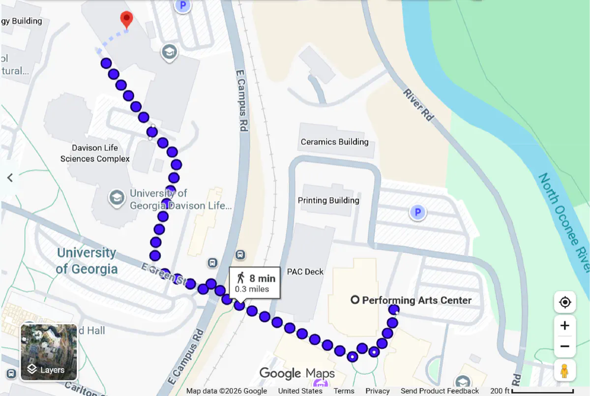 A map for walking.