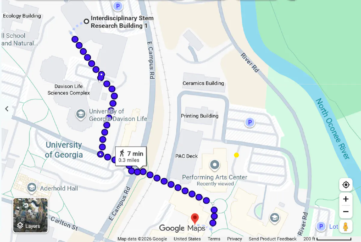A map for walking.