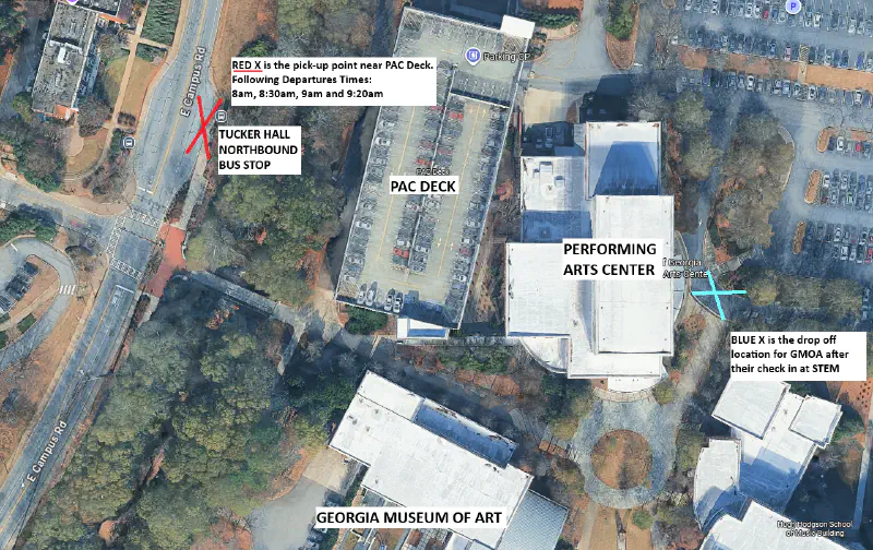 A bird's eye view of a map